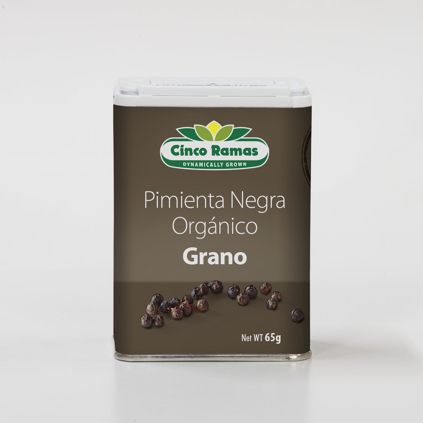 Granos de pimienta negra orgánicos